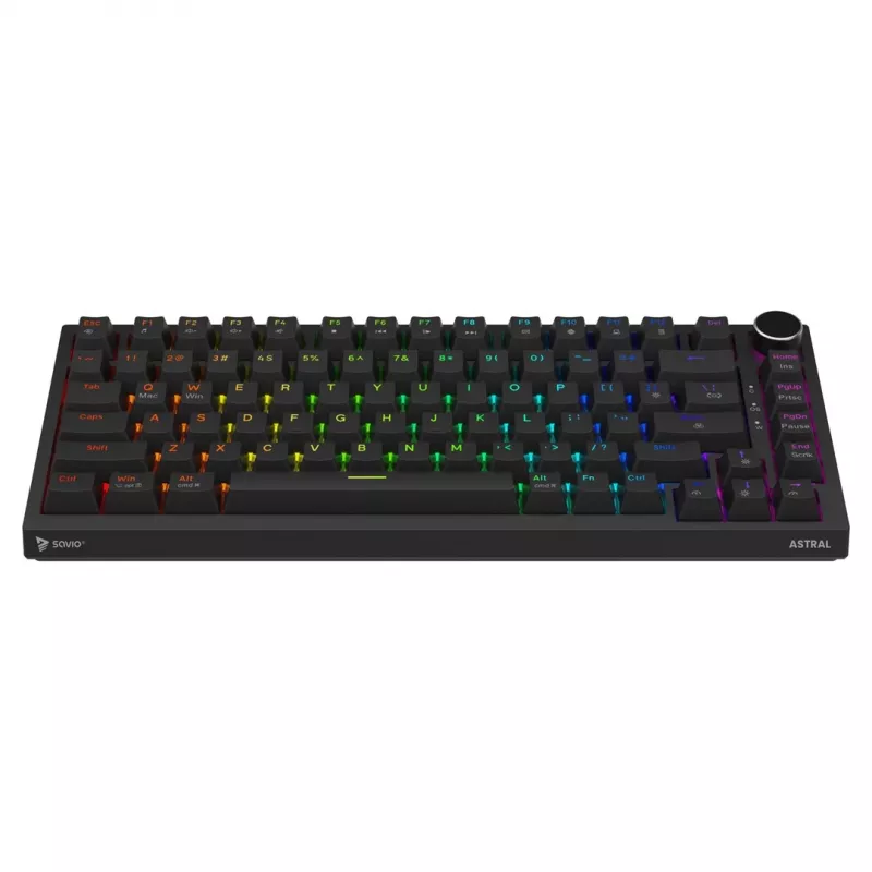 Klawiatura gamingowa Savio ASTRAL BLACK JADE USB QWERTY US International