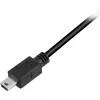 Kabel USB 2.0, wtyk USB-A > wtyk Mini-USB (czarny, 0,5 metra, podwójnie ekranowany)