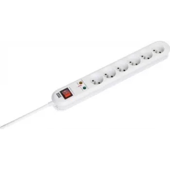 Przedłużacz Bachmann SMARTLINE 3m 6 gniazd AC do użytku wewnętrznego biały