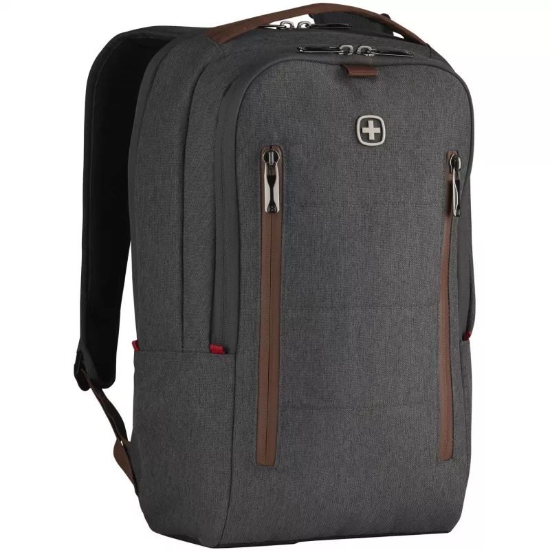 WENGER City Upgrade 40,64 cm 16-calowy plecak na laptopa z torbą na ramię szary