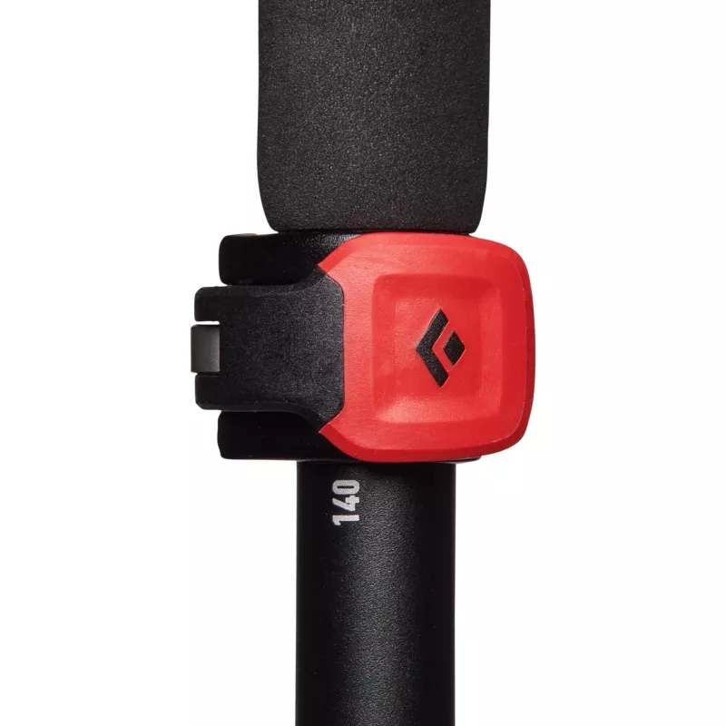Kijki trekkingowe Pursuit FLZ M/L, Fitness Device czarny/czerwony, 1 para, 125-140 cm