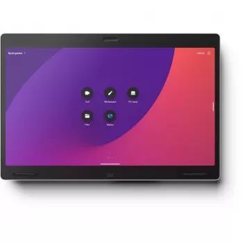 Urządzenie do wideokonferencji Cisco Webex Board Pro 55 G2 — 55-calowy interaktywny wyświetlacz, certyfikowany do Microsoft Teams Rooms