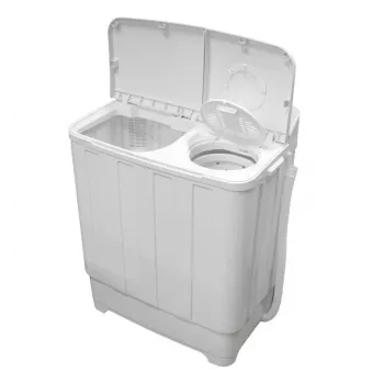 Pralka półautomatyczna Ravanson XPB-800 — pojemność 7,5 kg, 1400 obr./min, ładowana od góry, biała