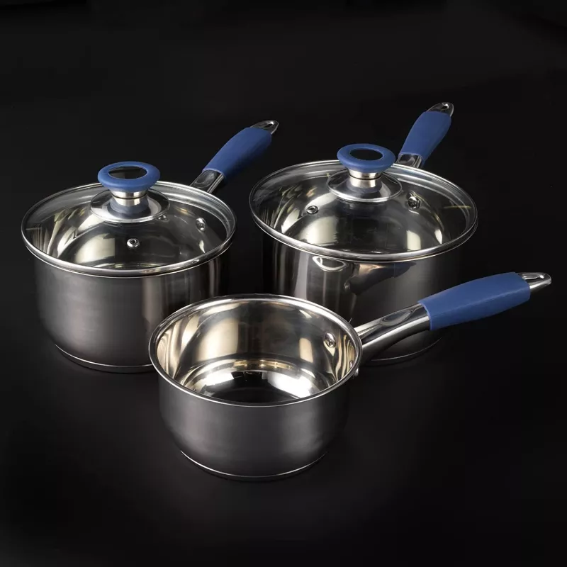 Zestaw garnków Russell Hobbs RH01178EU 3-częściowy, niebieski