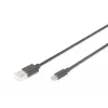 Kabel połączeniowy Assmann USB 2.0, typ A - micro B M/M, 1.0m, zgodny z USB 2.0, UL, czarny (AK-300110-010-S)