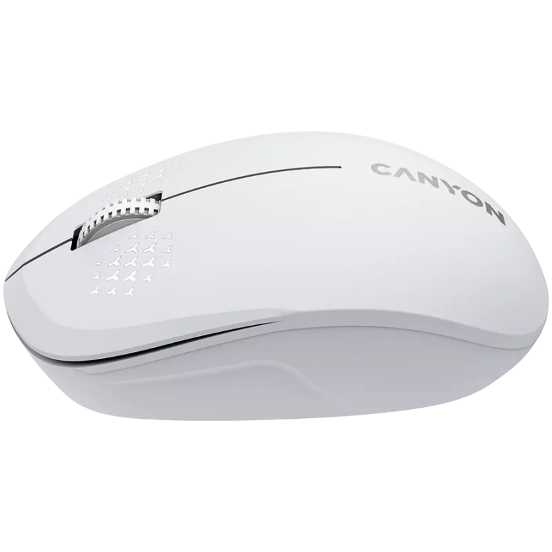 Mysz CANYON MW-04 3-przyciskowa BT bezprzewodowa biała