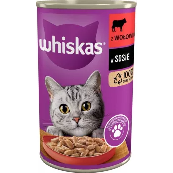 Whiskas Wołowina w sosie 400 g