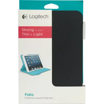 Logitech Folio Protective Case - etui ochronne na tablet - czarny węglowy