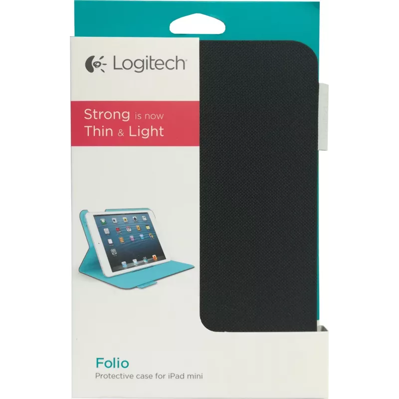 Logitech Folio Protective Case - etui ochronne na tablet - czarny węglowy