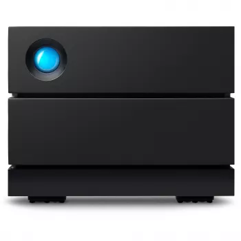 LACIE 2big RAID 16 TB USB-C 3,5 cala ze wsparciem hot swap, dyski IronWolf Pro 7200 obr./min, 5 lat z odzyskiwaniem danych