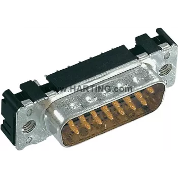 Harting D-SUB złącze pinowe 180° Liczba biegunów: 25 Lutowanie 09 65 361 7712 1 szt. (09 65 361 7712)