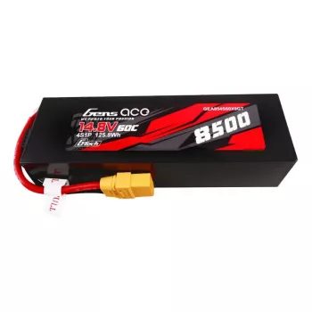 Akumulator LiPo Gens ace G-Tech 8500mAh 14.8V 60C 4S1P w obudowie z PC z wtykiem XT90