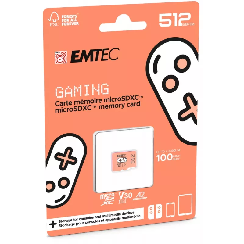 Karta MicroSDXC Emtec Gaming 512 GB
