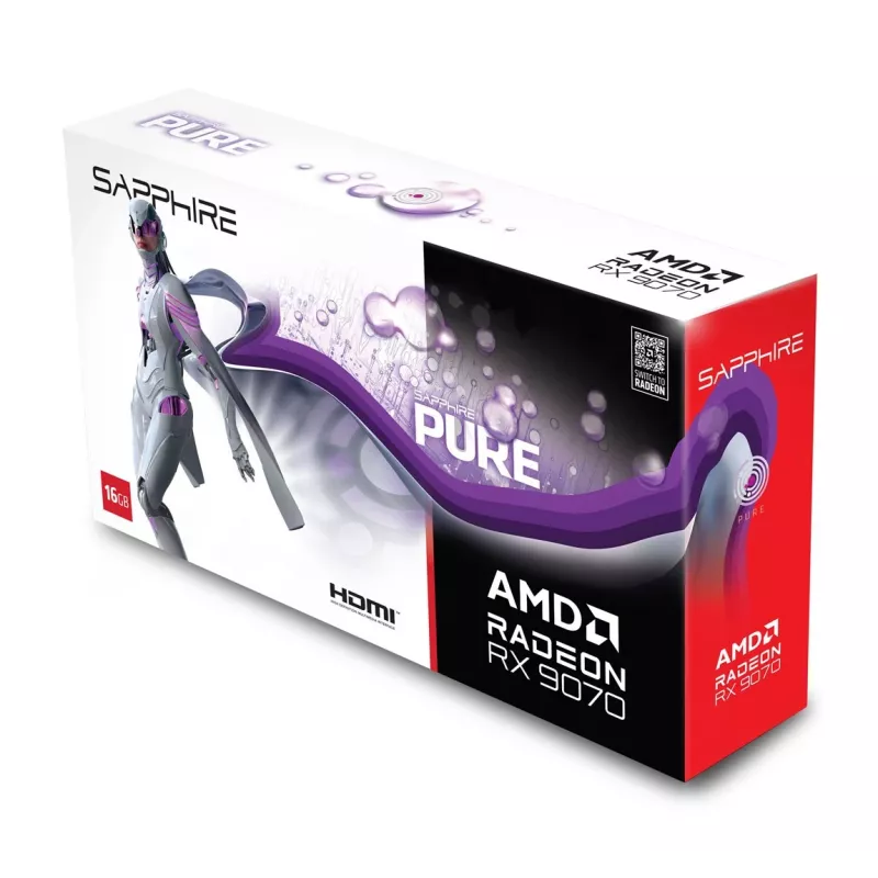 Karta graficzna SAPPHIRE Radeon RX 9070 16GB GDDR6