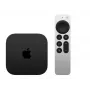 Apple TV 4K Czarny Srebrny 128 GB Wi-Fi Ethernet procesor A15