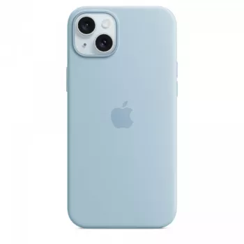 Etui silikonowe Apple iPhone 15 Plus Light niebieski MagSafe