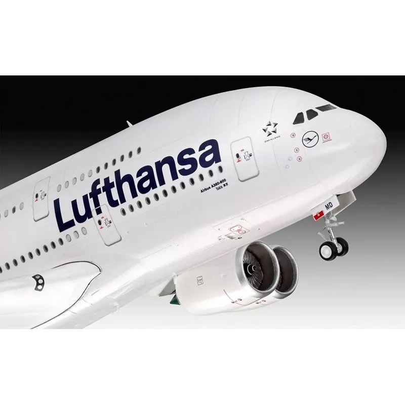 Preassembled Model Revell Airbus A380-800 Lufthansa Nowe Malowanie