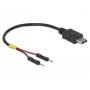 Kabel USB DeLOCK 85418 0.1 m USB C czarny