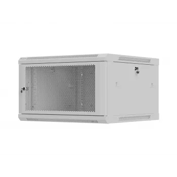 Szafa rack 19 inch 6U 600x600 szara perforowana