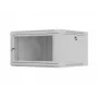 Szafa rack 19 inch 6U 600x600 szara perforowana