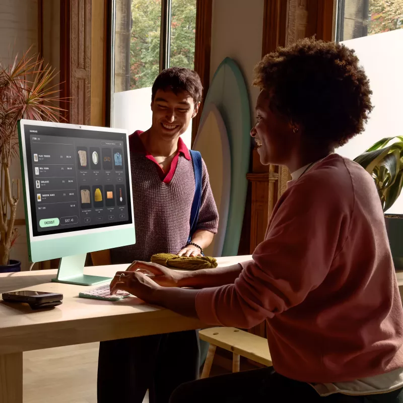 Apple 24-calowy iMac z wyświetlaczem Retina 4.5K, szkło nanostrukturalne: układ M4 z 10-rdzeniowym CPU i 10-rdzeniowym GPU, 256 GB SSD, 16 GB - Srebrny (MD3H4D/A)