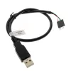 Kabel USB Akasa 0,4 m USB A Czarny