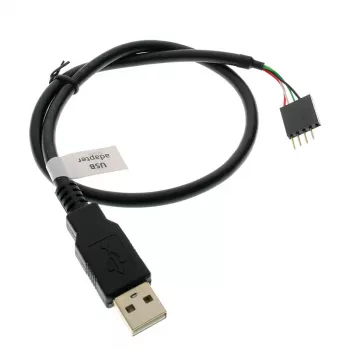 Kabel USB Akasa 0,4 m USB A Czarny
