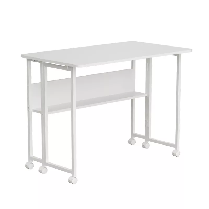 Mobilne biurko Maclean białe MC-126W 50kg