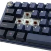 Klawiatura Ducky One 3 SF, gaming, USB, QWERTY, angielska, niebieska