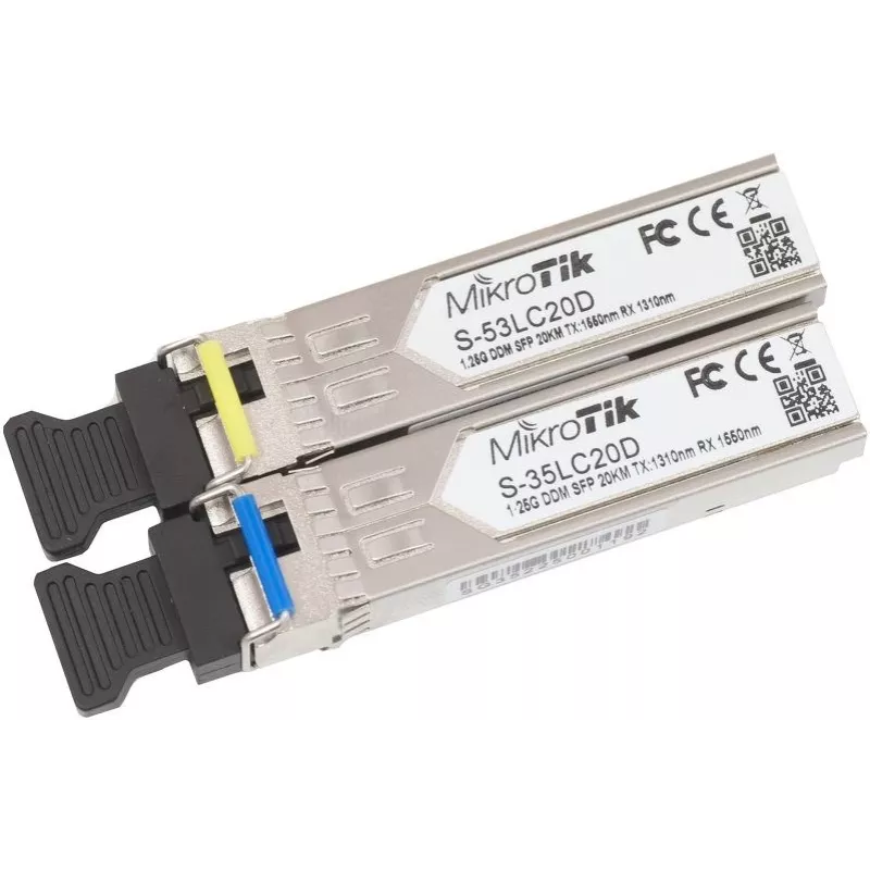 Moduł transceivera sieciowego Mikrotik S-3553LC20D 1250 Mbit/s SFP