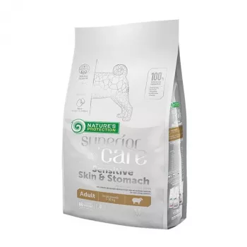 Sucha karma dla psów nature’s protection Superior Care Skin & Stomach Adult Small Lamb 1,5 kg, dla małych ras