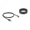 Ładowarka wewnętrzna DeLOCK 66284 Smartfon Czarna USB Bezprzewodowa