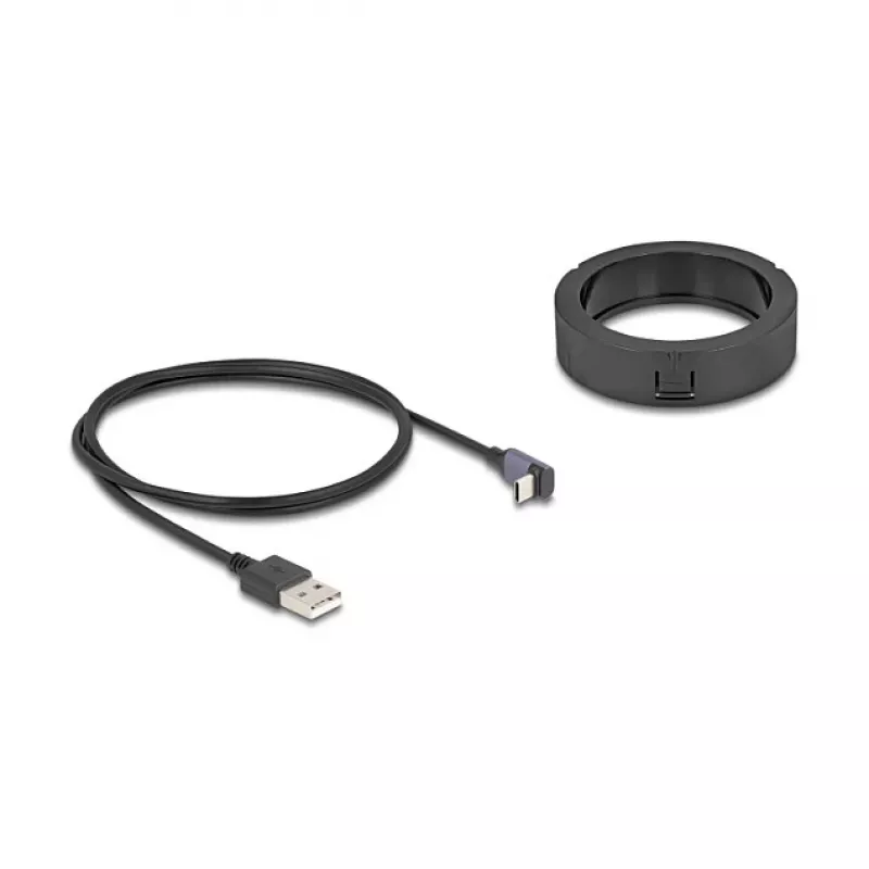 Ładowarka wewnętrzna DeLOCK 66284 Smartfon Czarna USB Bezprzewodowa
