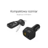 Ładowarka samochodowa do urządzeń mobilnych zielony Cell CAD33, 42W, USB-C PD + USB-A QC3.0, wejście 12/24V, wyjście 5–12V