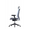 Up Up Athene ergonomiczne krzesło biurowe Czarna, Szara + Niebieska tkanina