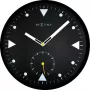 NeXtime zegar 3049 Serious Black, Ø32 cm, ścienny, czarny