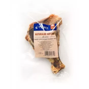 Gryzak dla psa PETMEX Łopatka wieprzowa pojedyncza sztuka, naturalny przysmak, 200 g, białko 30,5%, tłuszcz 22%, wilgotność 4,2%