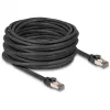Kabel sieciowy DELOCK 80245 Cat6a U/FTP (STP) 15 m RJ-45 do RJ-45 Czarny