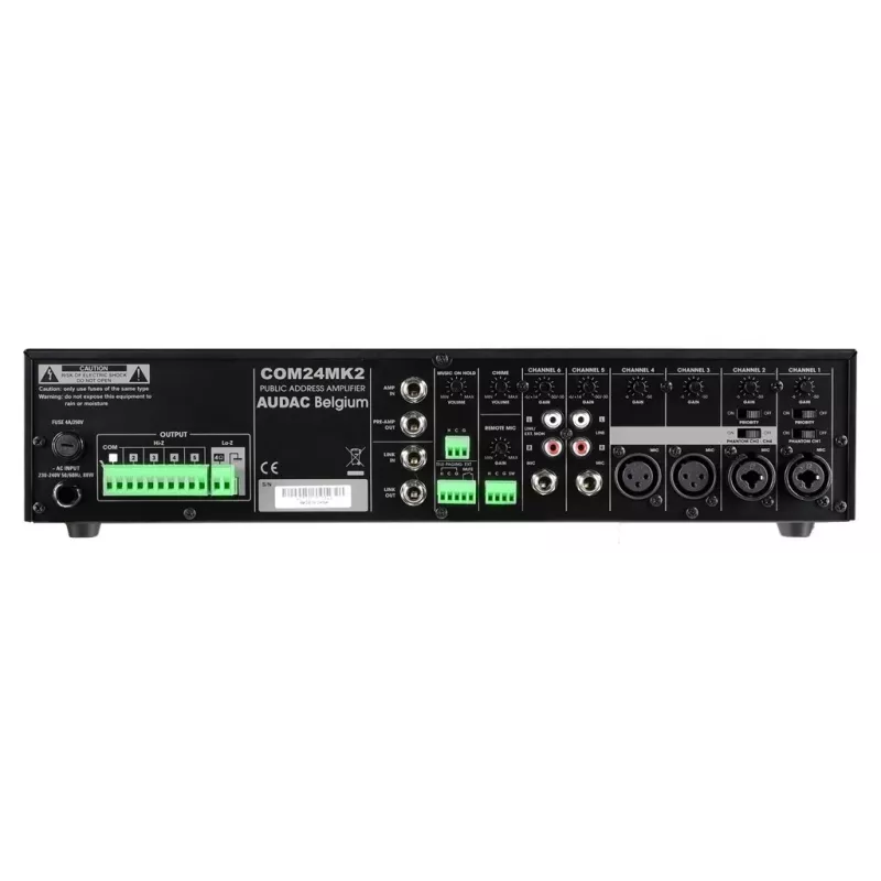 AUDAC COM24MK2 wzmacniacz audio 240W klasa D czarny