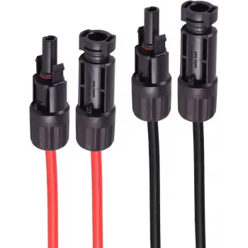 Shiverpeaks ®-PV4 Przedłużacz, 4mm², zestaw 2 szt. czerwony/czarny, 2m (BS02-320316)