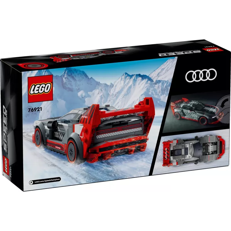 Lego Speed Champions 76921 Audi S1 E-Tron Quattro Zestaw z Samochodem Wyścigowym