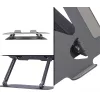 Podstawka pod laptop MEDIA-TECH MT2661 — regulowana wysokość, składana aluminiowa konstrukcja dla notebooków do 17 cali