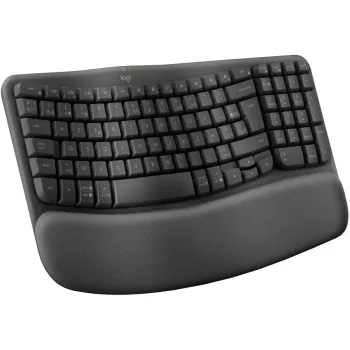 Bezprzewodowa klawiatura ergonomiczna Wave Keys - GRAFIT - NLB - 2.4GHZBT - NA - CENTRAL-419 - UNIWERSALNA