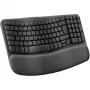 Bezprzewodowa klawiatura ergonomiczna Wave Keys - GRAFIT - NLB - 2.4GHZBT - NA - CENTRAL-419 - UNIWERSALNA