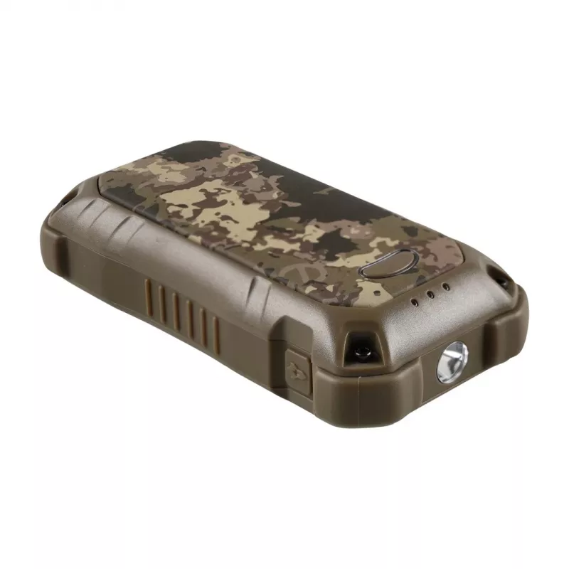 Grzejnik elektryczny Ocoopa UT3201 Camouflage — Przenośny ceramiczny ogrzewacz powietrza z powerbankiem 10 000 mAh i do 18 godz. pracy