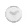 NeXtime klok 2615zi Focus, Ø25 cm, do montażu na ścianie, Biały/Srebrny