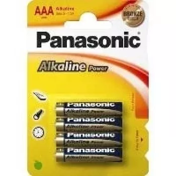 Panasonic 1x4 LR03APB - alkaliczna - 1,5 V - 10,5 mm - 10,5 mm - 44,5 mm - AAA-S (LR03APB/4BP)