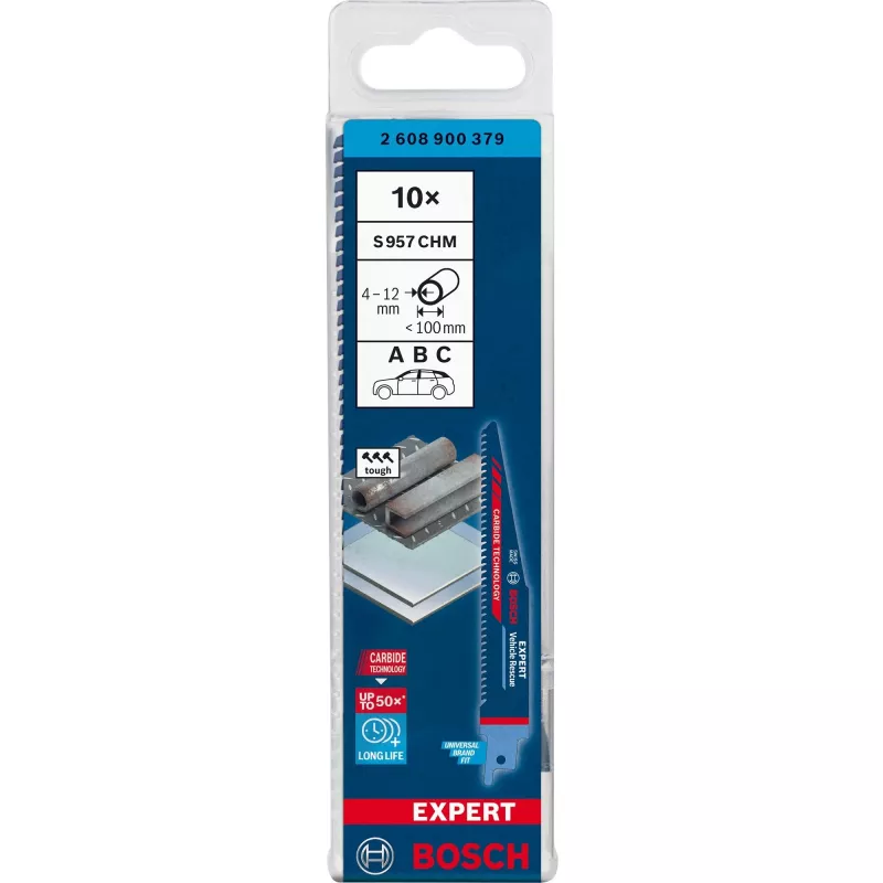 Bosch Expert 2608900379 Brzeszczot do piły szablastej stal wysokowęglowa (HCS) 10 szt.