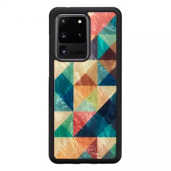 Etui ochronne iKins do Samsung Galaxy S20 Ultra, mozaikowa czerń