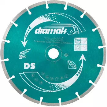 Makita Diamak - tarcza diamentowa tnąca - do betonu, marmuru, łupka, miękkiej cegły, cegły cementowej